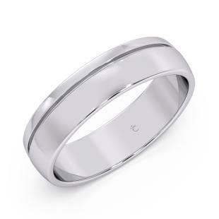 Daario Platinum Band For Him