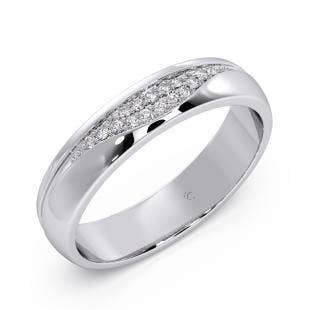 Dany Platinum Diamond Band For Her