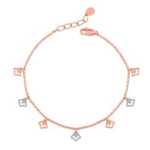 Striking Gold Charm Chain Bracelet