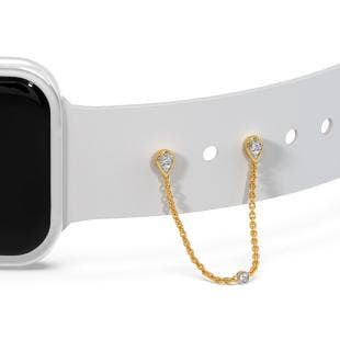 Droplet Trinket Diamond Watch Stud