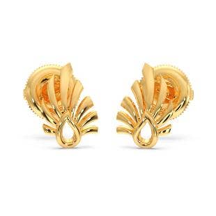 Flame On Gold Earrings