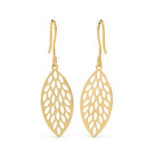 Punched In Gold Earrings