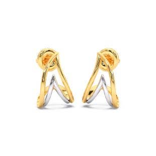 Getika Gold Half Hoop Earrings