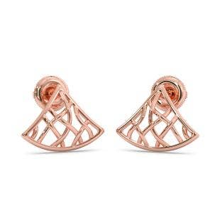 Netra Gold Stud Earrings
