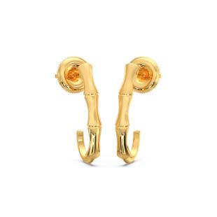 Thabisa Gold Half Hoop Earrings