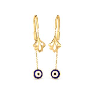 Shaaivi Gold Sui Dhaga Earrings
