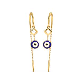 Sahaja Gold Sui Dhaga Earrings