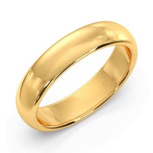 Manushri Gold Wedding Band