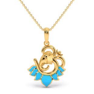 Ekakshara Gold Pendant
