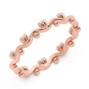 Lovey Dovey Eternity Gold Band