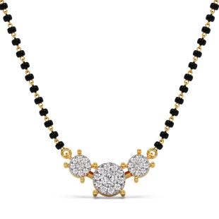 Niima Miracle Plate Diamond Mangalsutra