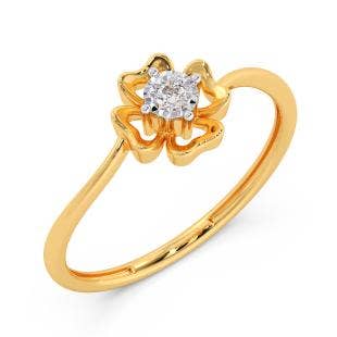 Hyacinth Miracle Plate Diamond Ring