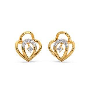 Folklore Diamond Stud Earrings