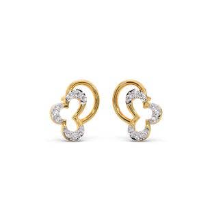 Cloud Crystals Diamond Stud Earrings