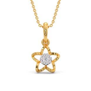 Star Cluster Diamond Pendant
