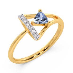 Cobalt Sky Diamond And Gemstone Ring