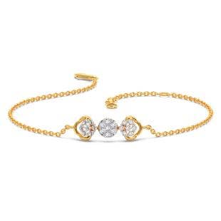 Crystal Snow Diamond Chain Bracelet