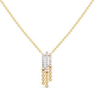 Windchime Diamond Pendant Necklace