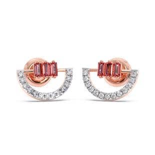 Queen Consort Diamond And Gemstone Stud Earrings
