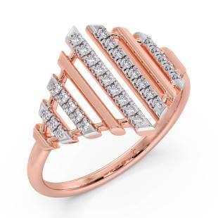 Lady Armour Diamond Gap Ring