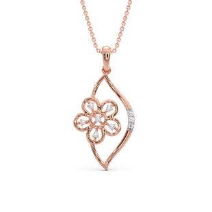Flower Aura Diamond Pendant