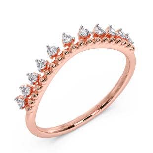 Crown In Hand Diamond Ring