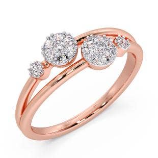 Studded Enigma Diamond Ring