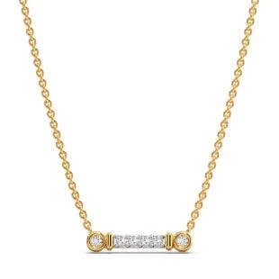 Minimalist Aesthetic Diamond Pendant Necklace
