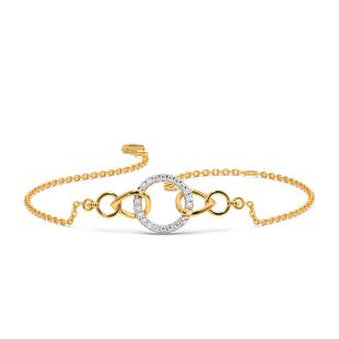 Allure Disc Diamond Chain Bracelet