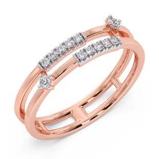 Voguish Symmetry Diamond Ring