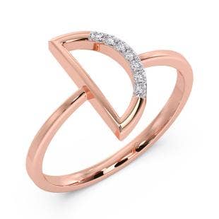 Semi Circled Beauty Diamond Ring