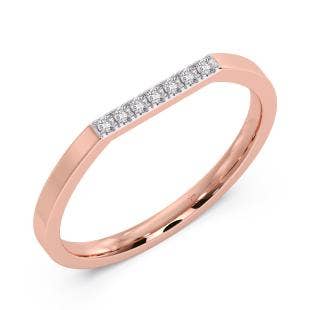 Linear Elegance Diamond Ring