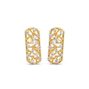Dazzling Chemistry Diamond Stud Earrings