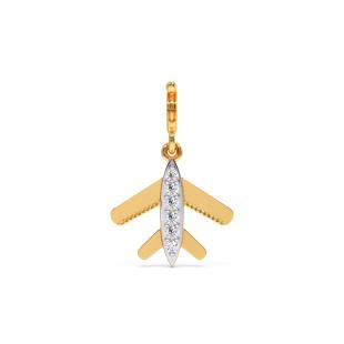 Aeroplane Adventure Diamond Charm
