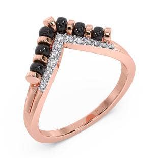 Wedding Wishes Diamond Mangalsutra V Ring