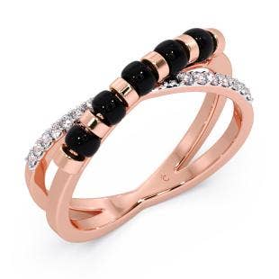 Modern Desi Diamond Mangalsutra Ring