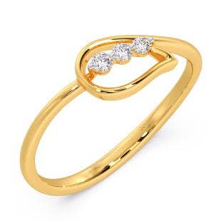 Cordial Leaf Diamond Ring