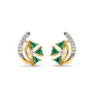 Regal Beauty Diamond Stud Earrings
