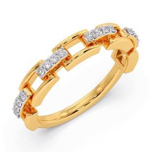 Sparkly Links Diamond Ring