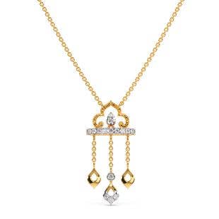 Princely Pride Diamond Lariat Necklace