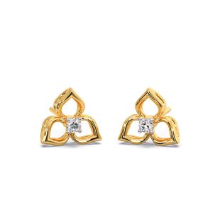 Floral Delicacy Diamond Stud Earrings