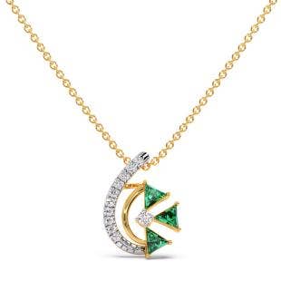 Regal Beauty Diamond And Gemstone Pendant