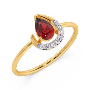 Red Royalty Diamond And Gemstone Ring
