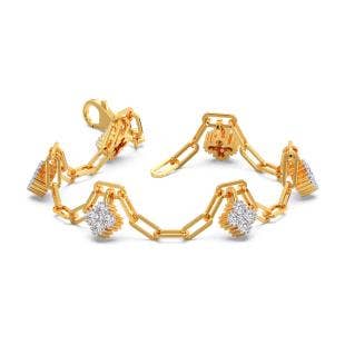 Honeysuckle Diamond Chain Bracelet