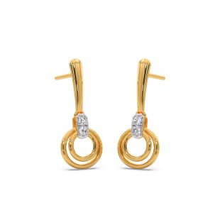 Astral Orbits Diamond Dangle Earrings