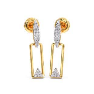 Quad Finesse Diamond Dangle Earrings