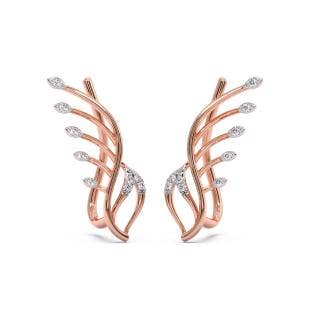 Splendid Wings Diamond Ear Cuffs