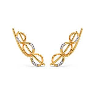 Bubble Zest Diamond Ear Cuffs