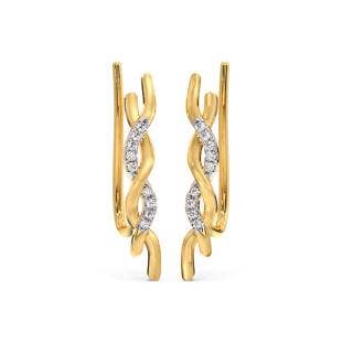 Plot Twist Diamond Ear Cuffs