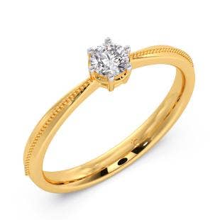 Heavenly Vibe Solitaire Diamond Ring